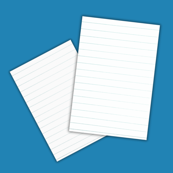 Ruled & Plain Sheets