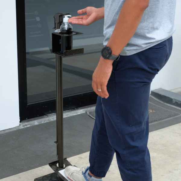 Foot-operated Sanitizer Stand
